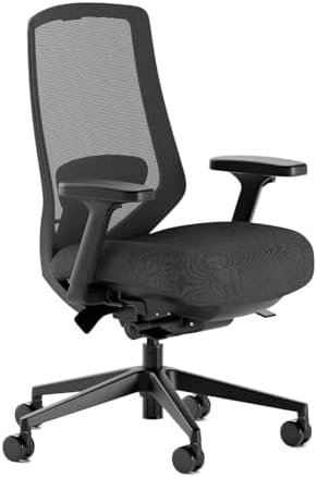Branch Ergonomic Chair Pro, Mesh Office Chair with 14 Points of Adjustment | Height, Depth and Tilt Adjustable, 5D Armrests, Forward Tilt, Smooth Recline, and Lumbar Support, Black